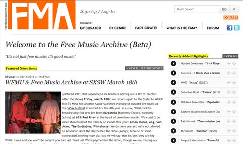 mp3免費音樂下載替代方案1-Free Music Archive