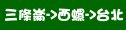 統聯客運三條崙→西螺→台北時刻表資訊