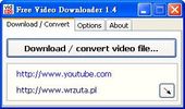 youtube影片下載+flv影片格式轉檔-Free Video Downloader