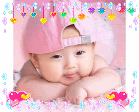 將寶寶照片加上動態可愛邊框-Glitter Frame GIF Maker