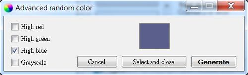 簡單抓取出顏色代碼-ColorUtility