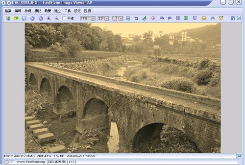 看圖軟體FastStone Image Viewer復古影像處理效果
