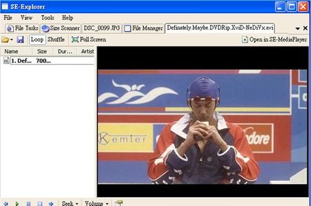 檔案總管SE-Explorer，瀏覽影片檔案還可以播放