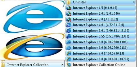 Internet Explorer Collection綜合ie7 0、ie8 0繁體中文各版本