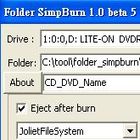 超輕量專燒資料及ISO燒錄軟體-Folder SimpBurn